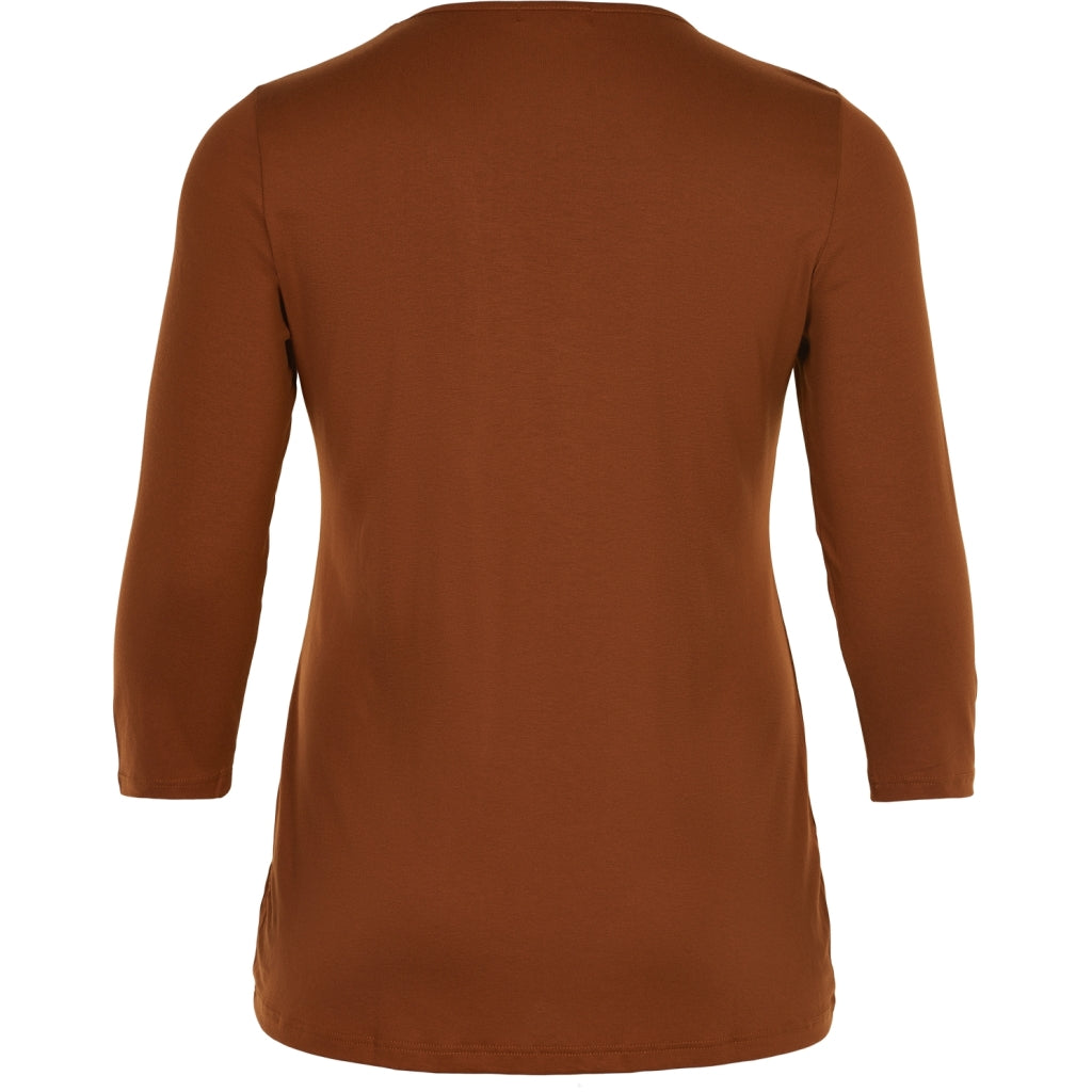 Sandgaard T-shirt med 3/4 ærmer T-Shirt 1 Burn Orange