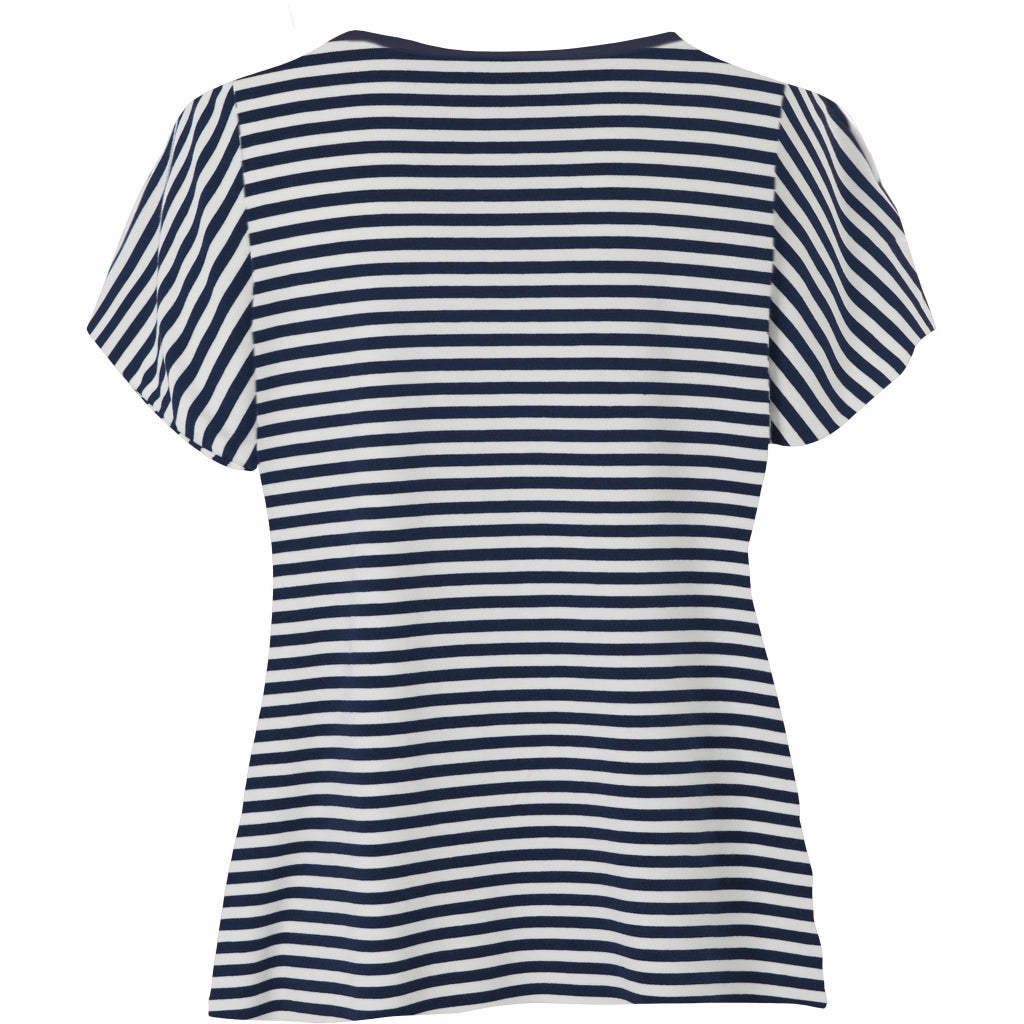 Sandgaard T-shirt striped T-Shirt Striped Navy/White