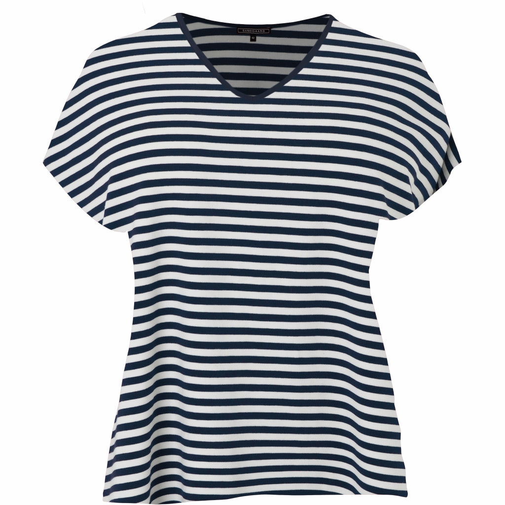 Sandgaard T-shirt striped T-Shirt Striped Navy/White