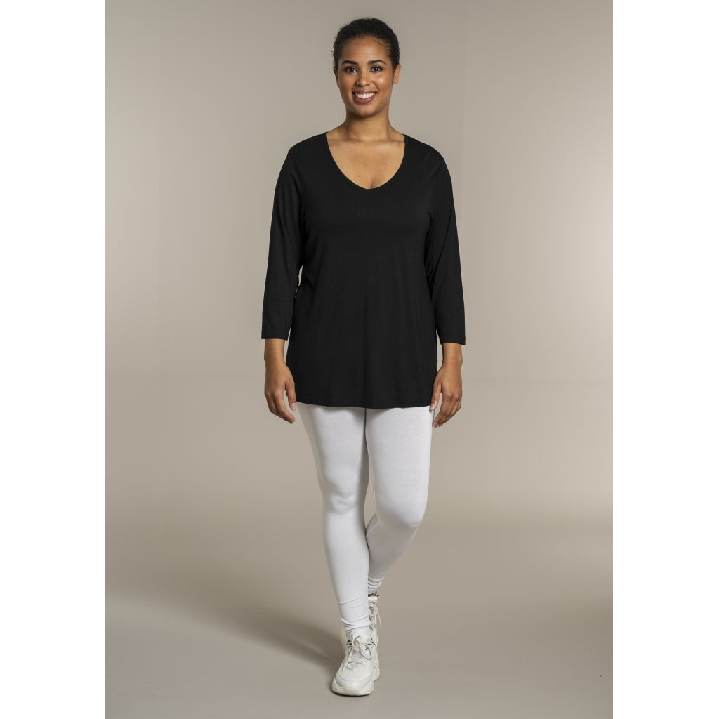 Sandgaard T-shirt with 3/4 sleeves T-Shirt 1 Black