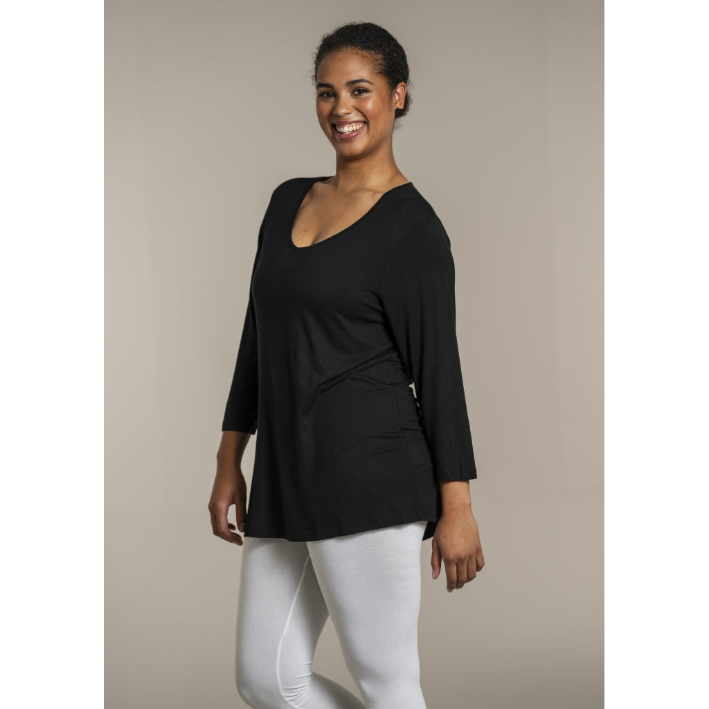 Sandgaard T-shirt with 3/4 sleeves T-Shirt 1 Black