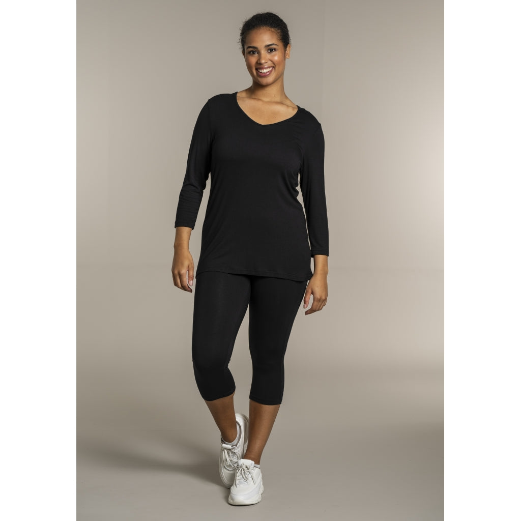 Sandgaard T-shirt with 3/4 sleeves T-Shirt 1 Black