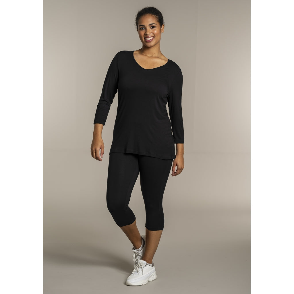 Sandgaard T-shirt with 3/4 sleeves T-Shirt 1 Black