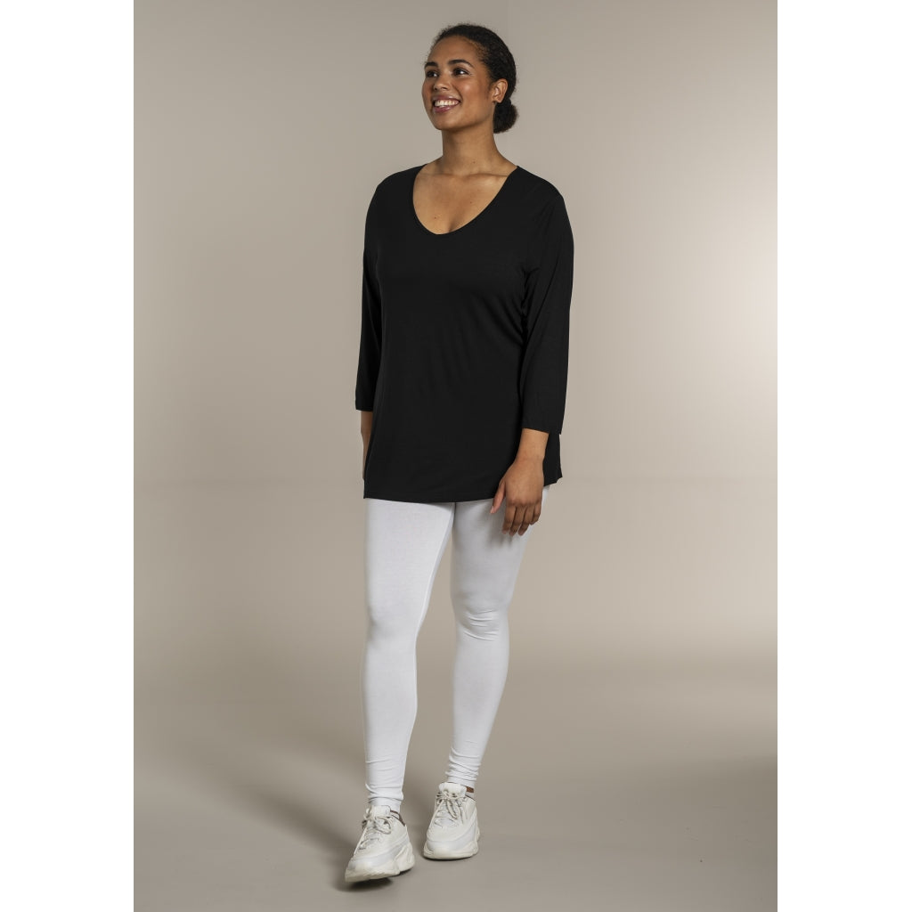 Sandgaard T-shirt with 3/4 sleeves T-Shirt 1 Black