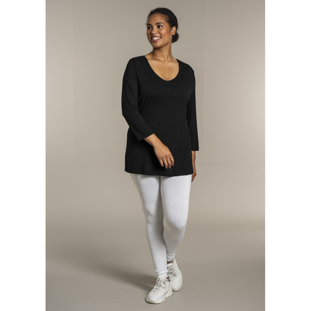 Sandgaard T-shirt with 3/4 sleeves T-Shirt 1 Black