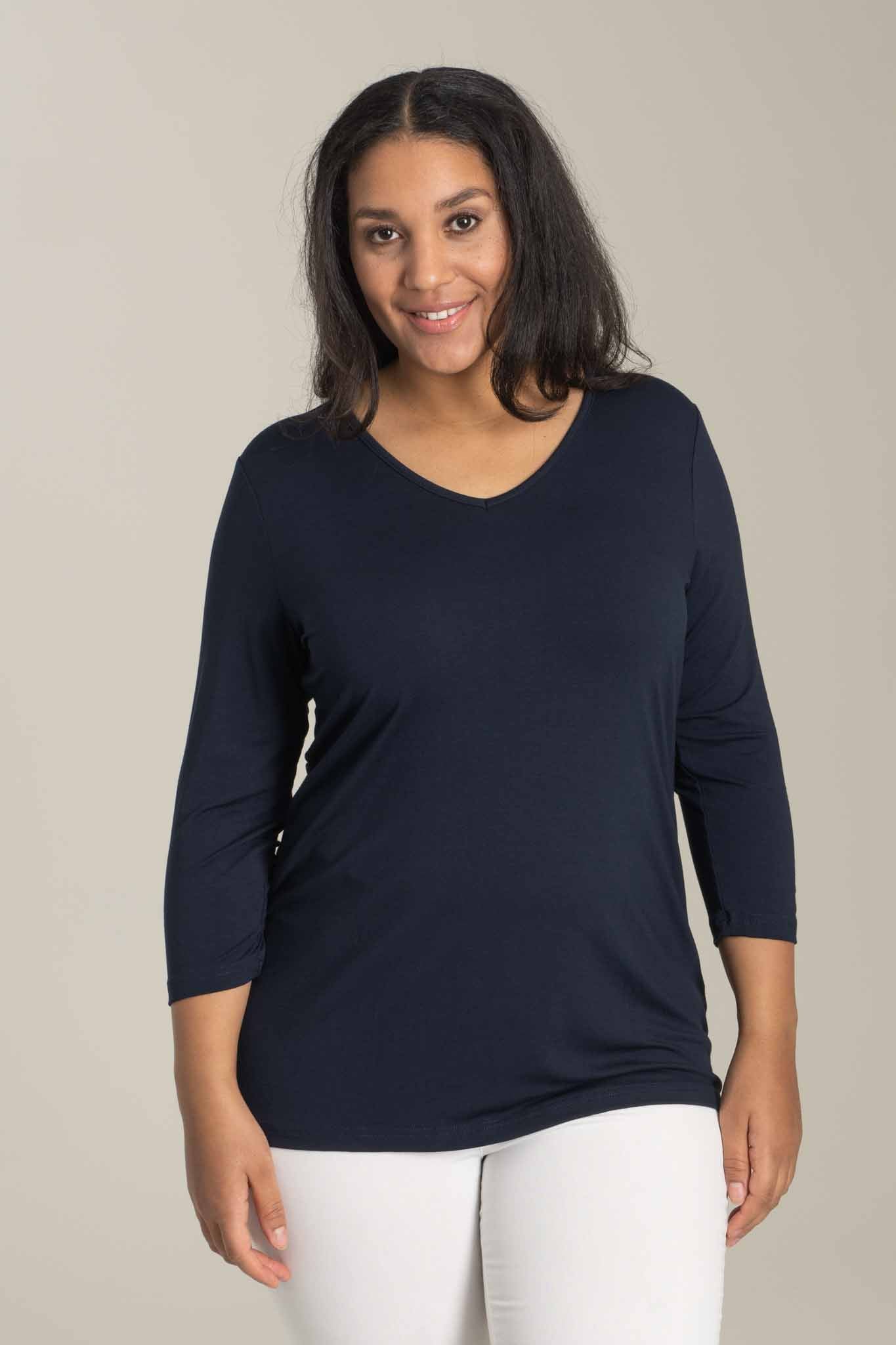 Sandgaard T-shirt with 3/4 sleeves T-Shirt Dark Blue