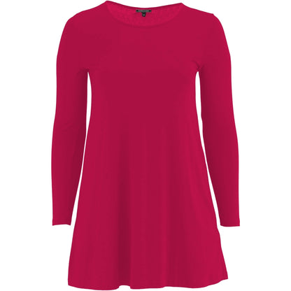 Sandgaard A-shape bluse med lange ærmer T-Shirt Pink
