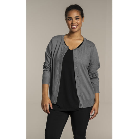 Sandgaard Cardigan Kort Cardigan Grey Melange