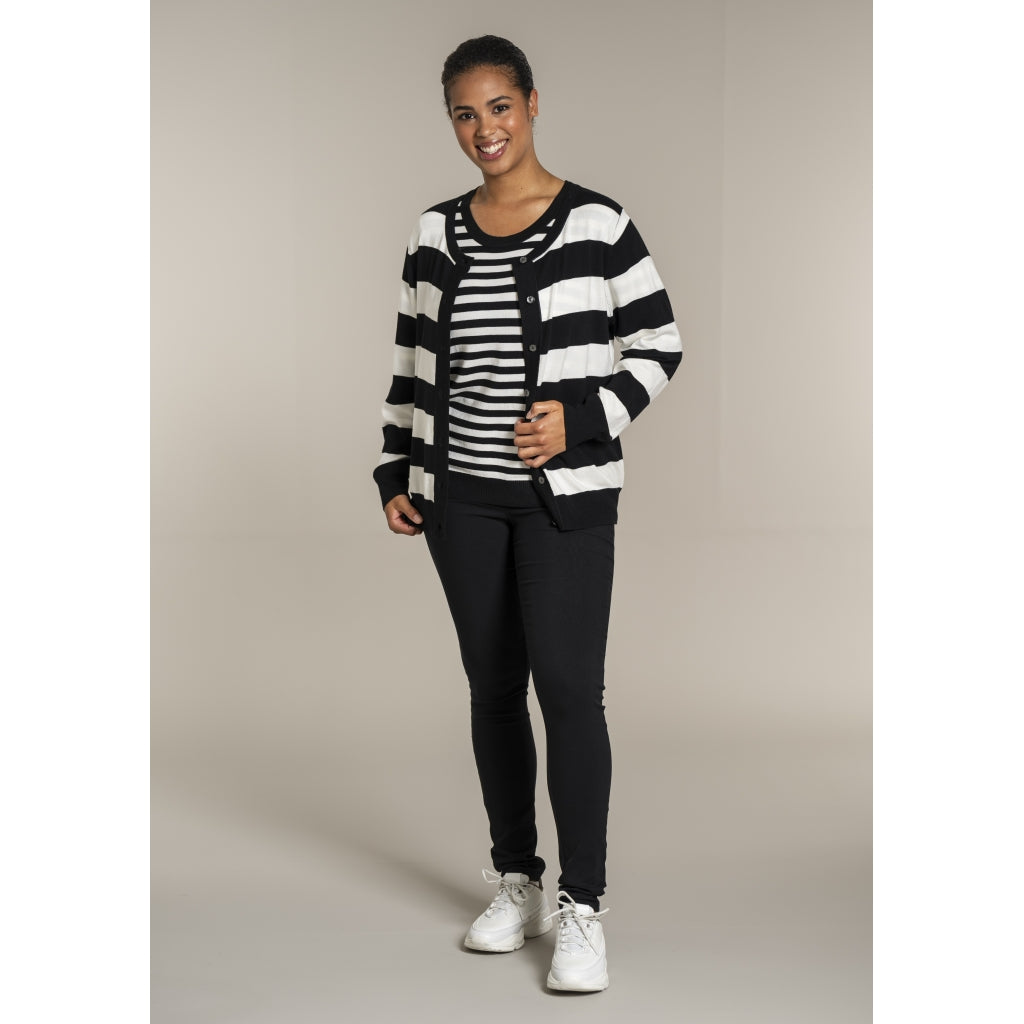 Sandgaard Helsinki - Cardigan Cardigan Black/Offwhite