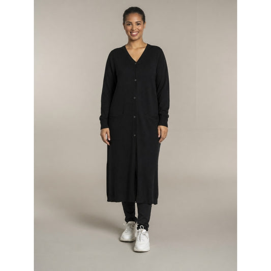 Sandgaard Helsinki - Long Cardigan Cardigan Black