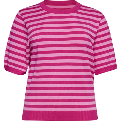 Sandgaard Helsinki - T-shirt - Stripes T-Shirt Pink/Rose