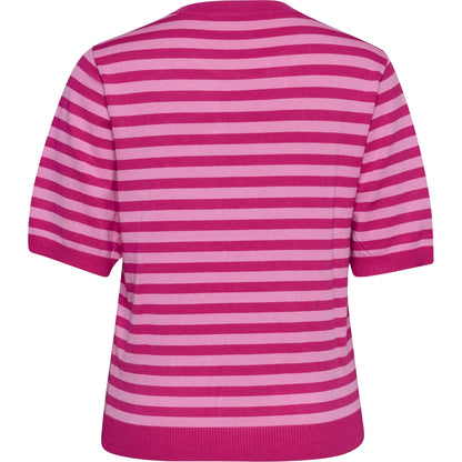 Sandgaard Helsinki - T-shirt - Stripes T-Shirt Pink/Rose