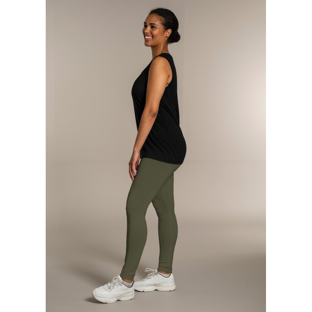 Sandgaard Jersey Leggings Leggings Khakigreen