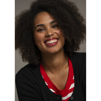 Sandgaard Lang cardigan med lommer Long Cardigan Black