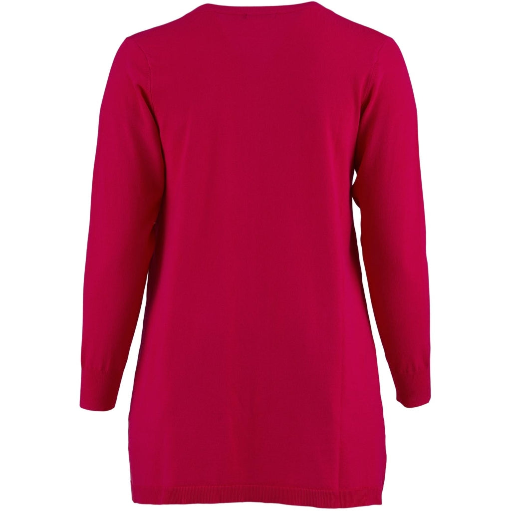Sandgaard Lang cardigan med lommer Long Cardigan Pink