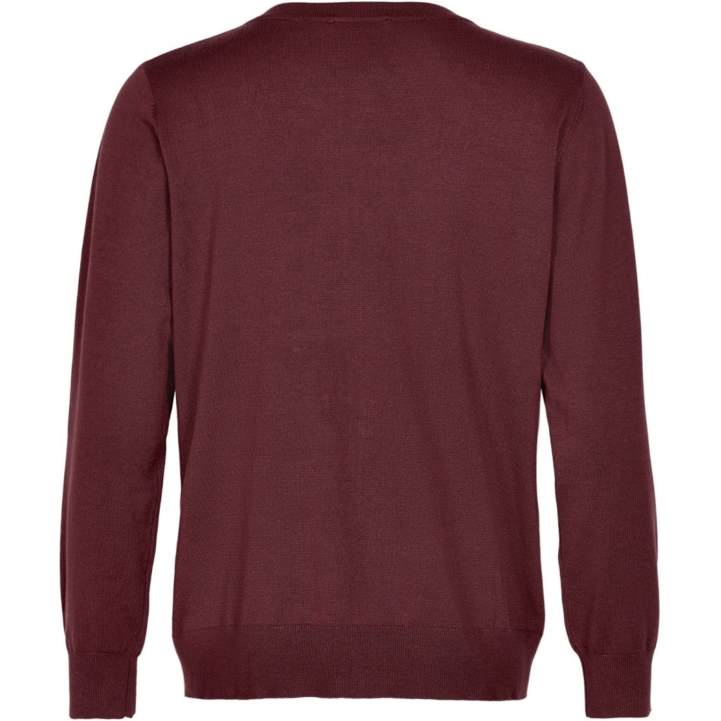 Sandgaard Short Cardigan Cardigan Bordeaux