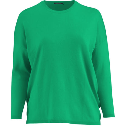 Sandgaard Strikket langærmet bluse Blouse Grass green