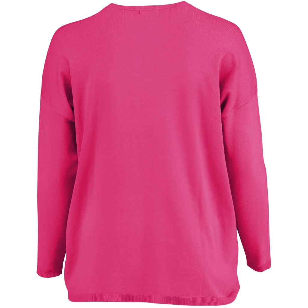 Sandgaard Strikket langærmet bluse Blouse Pink