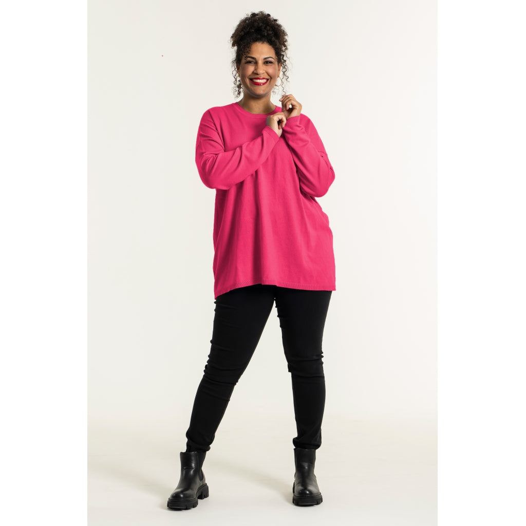 Sandgaard Strikket langærmet bluse Blouse Pink