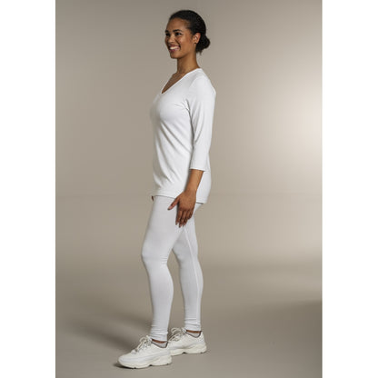 Sandgaard T-shirt med 3/4 ærmer T-Shirt White