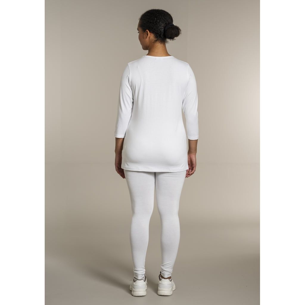 Sandgaard T-shirt med 3/4 ærmer T-Shirt White