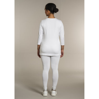 Sandgaard T-shirt med 3/4 ærmer T-Shirt White