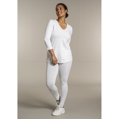 Sandgaard T-shirt med 3/4 ærmer T-Shirt White