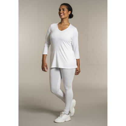 Sandgaard T-shirt med 3/4 ærmer T-Shirt White