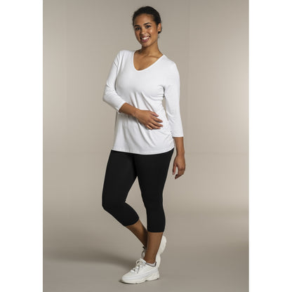 Sandgaard T-shirt med 3/4 ærmer T-Shirt White