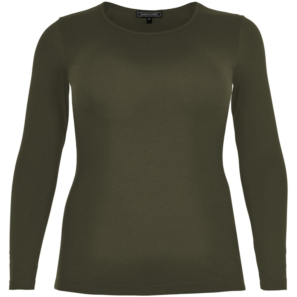 Sandgaard T-shirt med lange ærmer T-Shirt Khakigreen