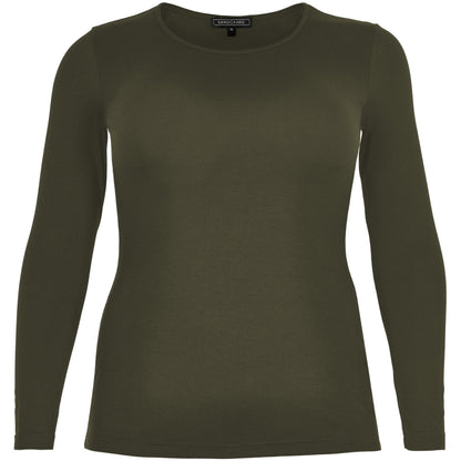 Sandgaard T-shirt med lange ærmer T-Shirt Khakigreen