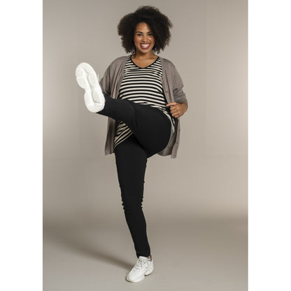Sandgaard T-shirt striped T-Shirt Striped Black/Offwhite