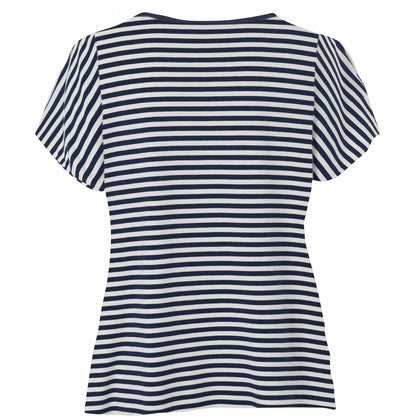 Sandgaard T-shirt striped T-Shirt Striped Navy/White