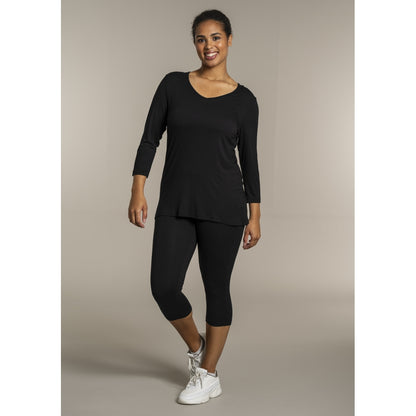 Sandgaard T-shirt with 3/4 sleeves T-Shirt 1 Black