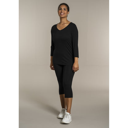 Sandgaard T-shirt with 3/4 sleeves T-Shirt 1 Black